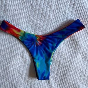 Zaful Tie Dye Bikini Bottoms